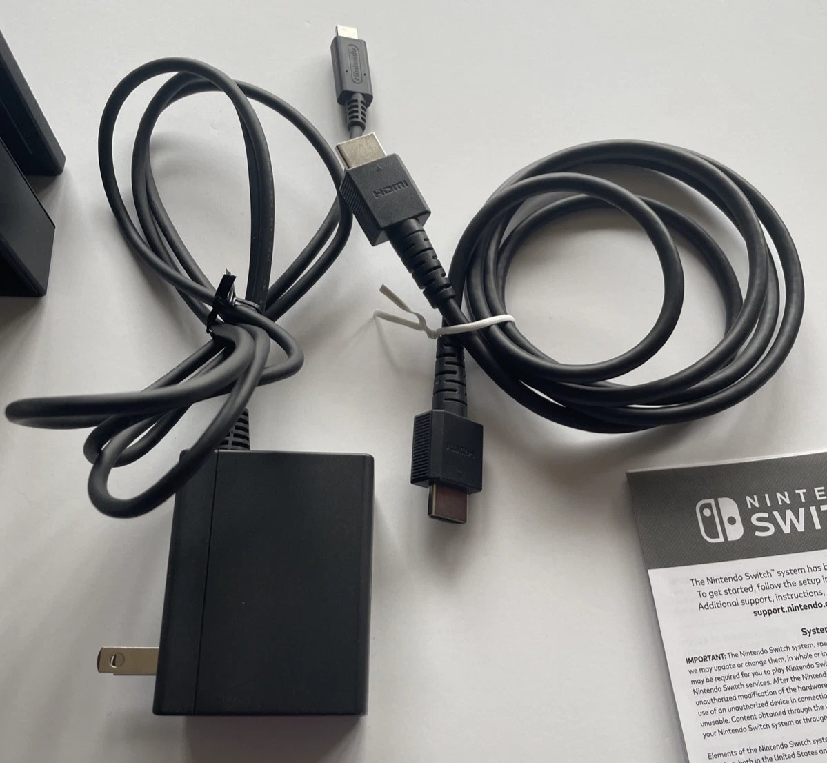 Nintendo Switch v2- 32GB HAC-001 Console with Dock, Charger, Red/Blue Joy-Cons thumbnail 10