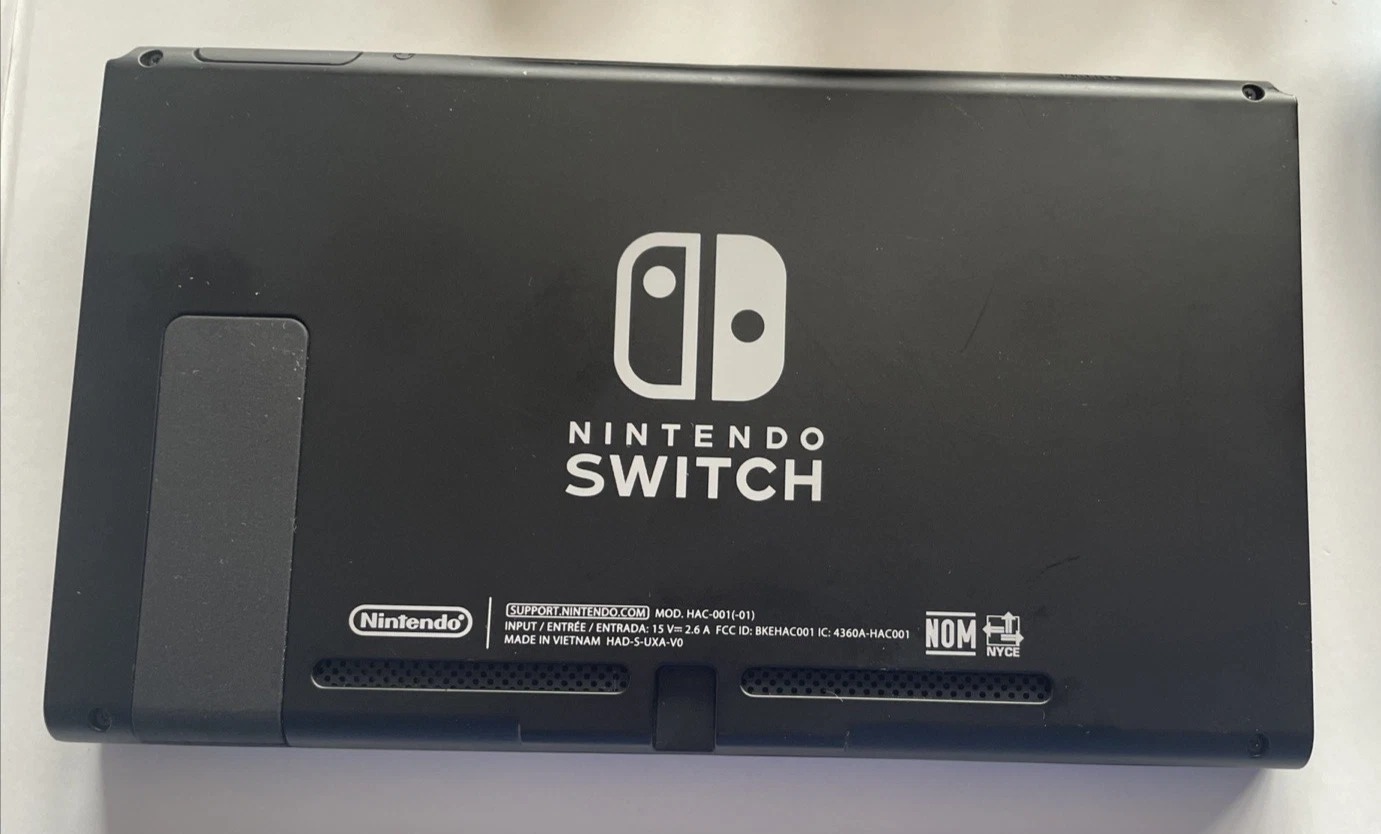 Nintendo Switch v2- 32GB HAC-001 Console with Dock, Charger, Red/Blue Joy-Cons thumbnail 4