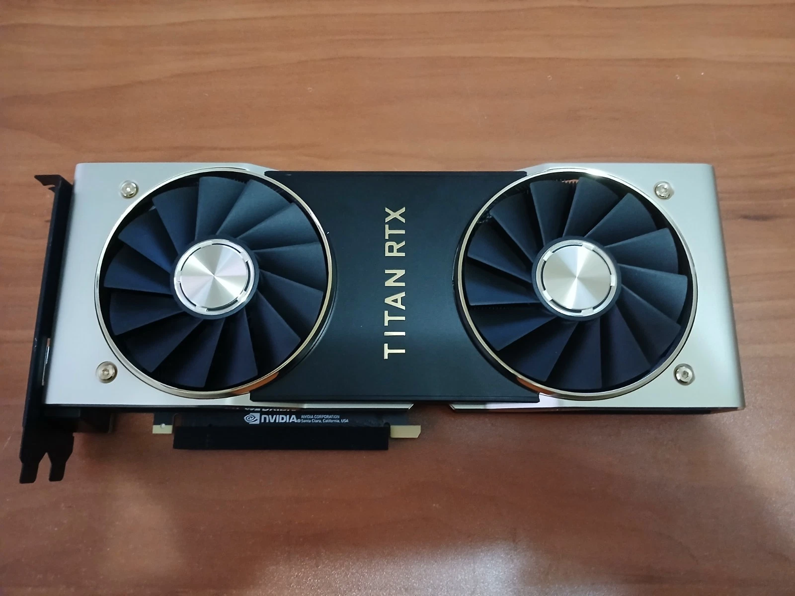 Share Nvidia RTX Titan RTX 24GB GDDR6 Graphics Card GPU PC Used thumbnail 1
