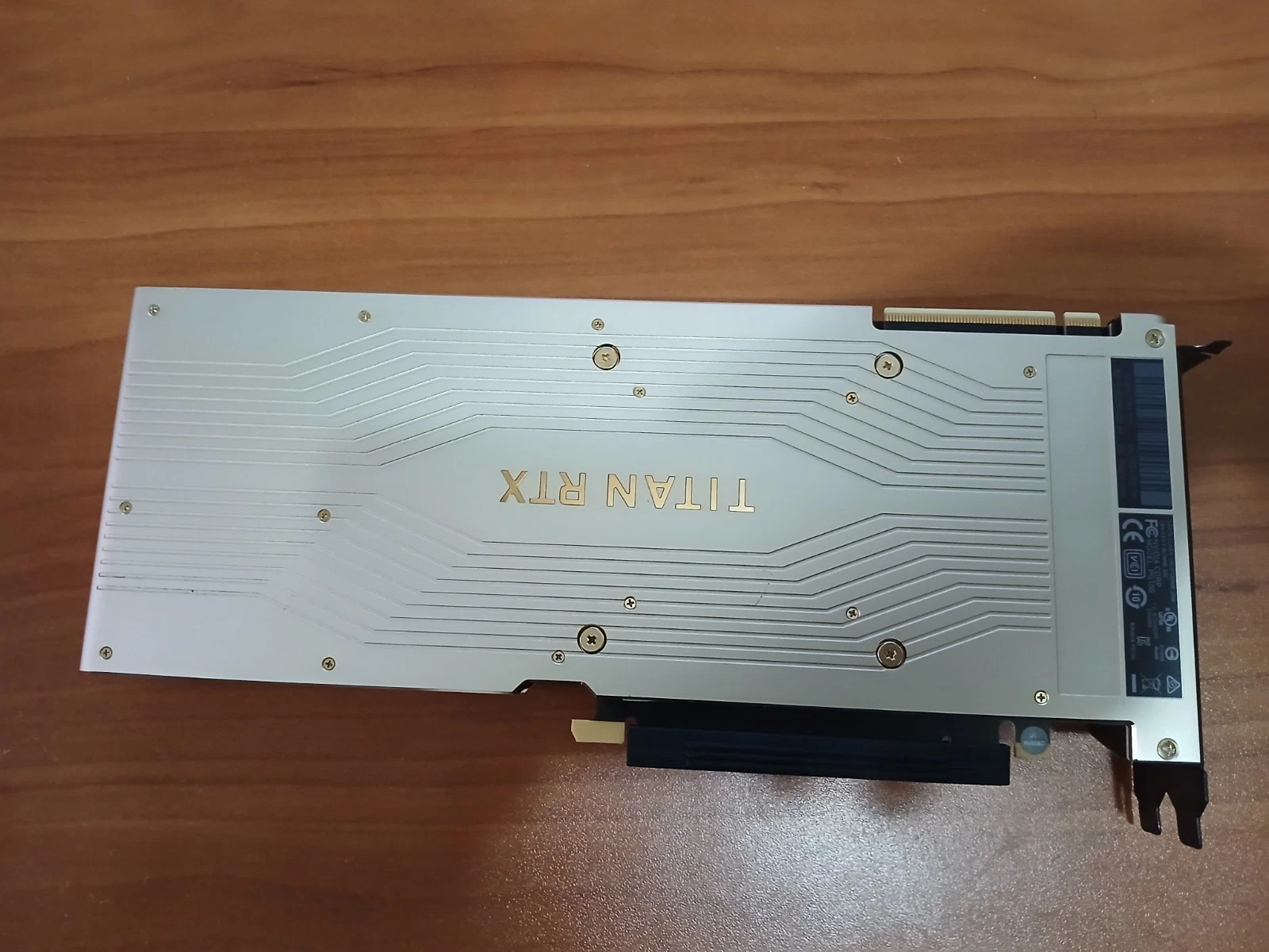 Share Nvidia RTX Titan RTX 24GB GDDR6 Graphics Card GPU PC Used thumbnail 4