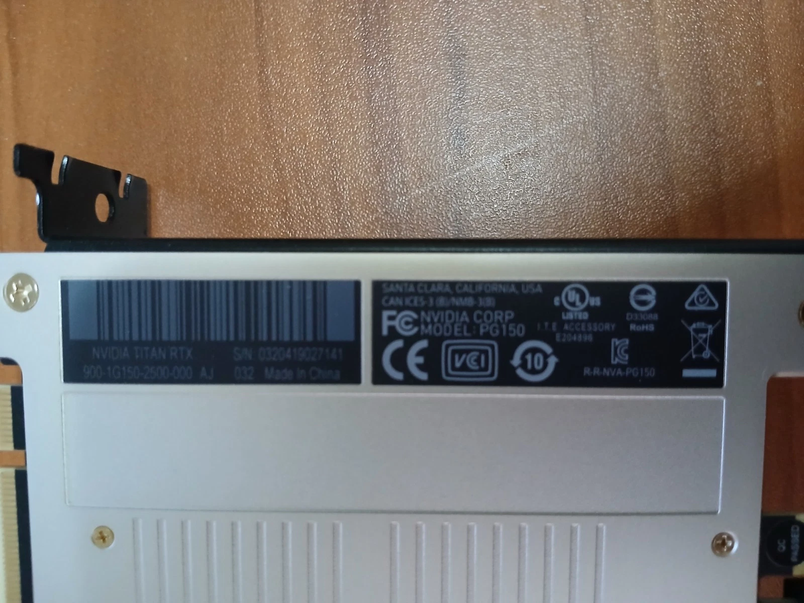 Share Nvidia RTX Titan RTX 24GB GDDR6 Graphics Card GPU PC Used thumbnail 7