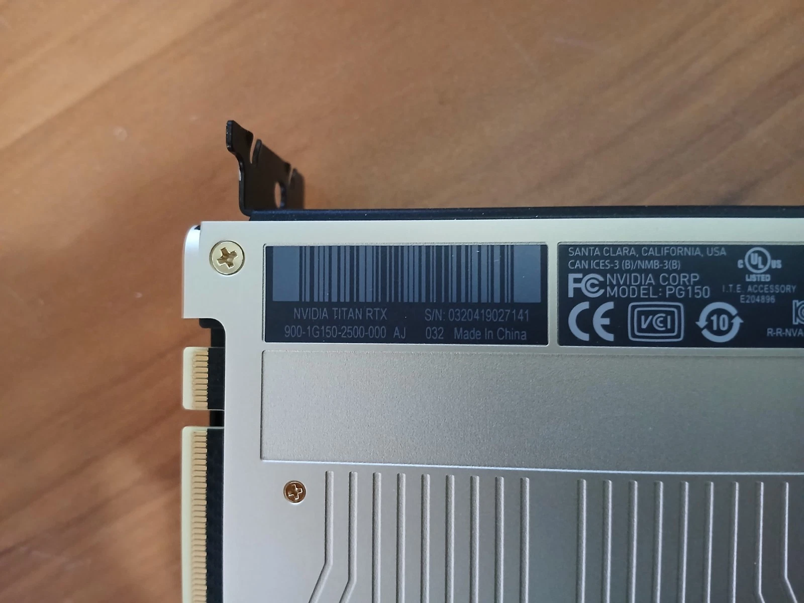 Share Nvidia RTX Titan RTX 24GB GDDR6 Graphics Card GPU PC Used thumbnail 8