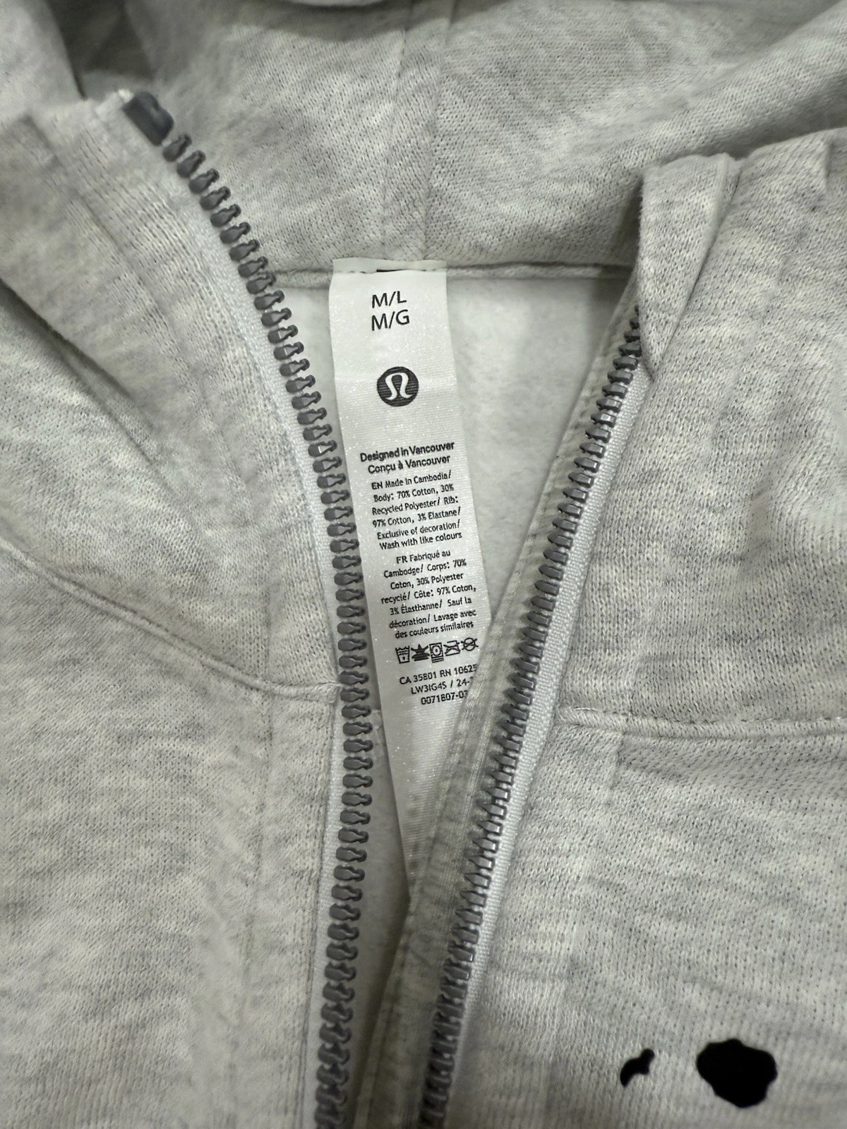 NWT Lululemon Hawaii Scuba Oversized Half Zip Hoodie Hawaii Exclusive M thumbnail 3