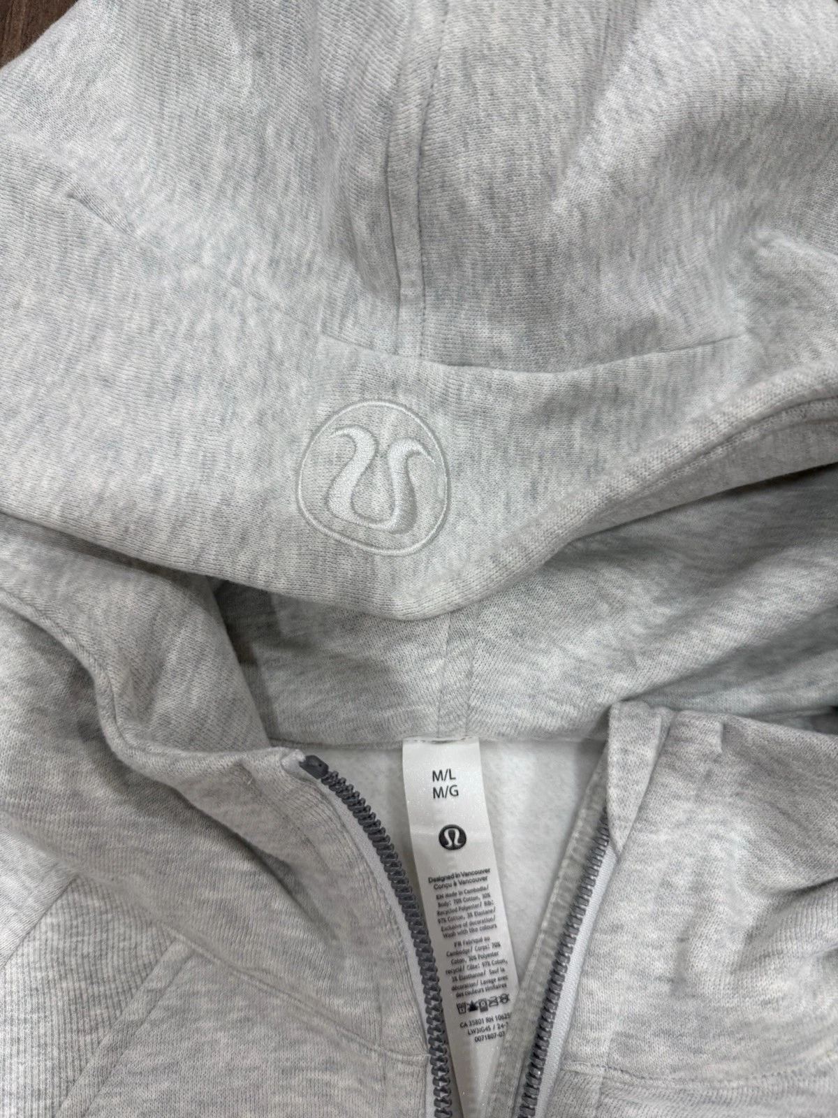 NWT Lululemon Hawaii Scuba Oversized Half Zip Hoodie Hawaii Exclusive M thumbnail 4