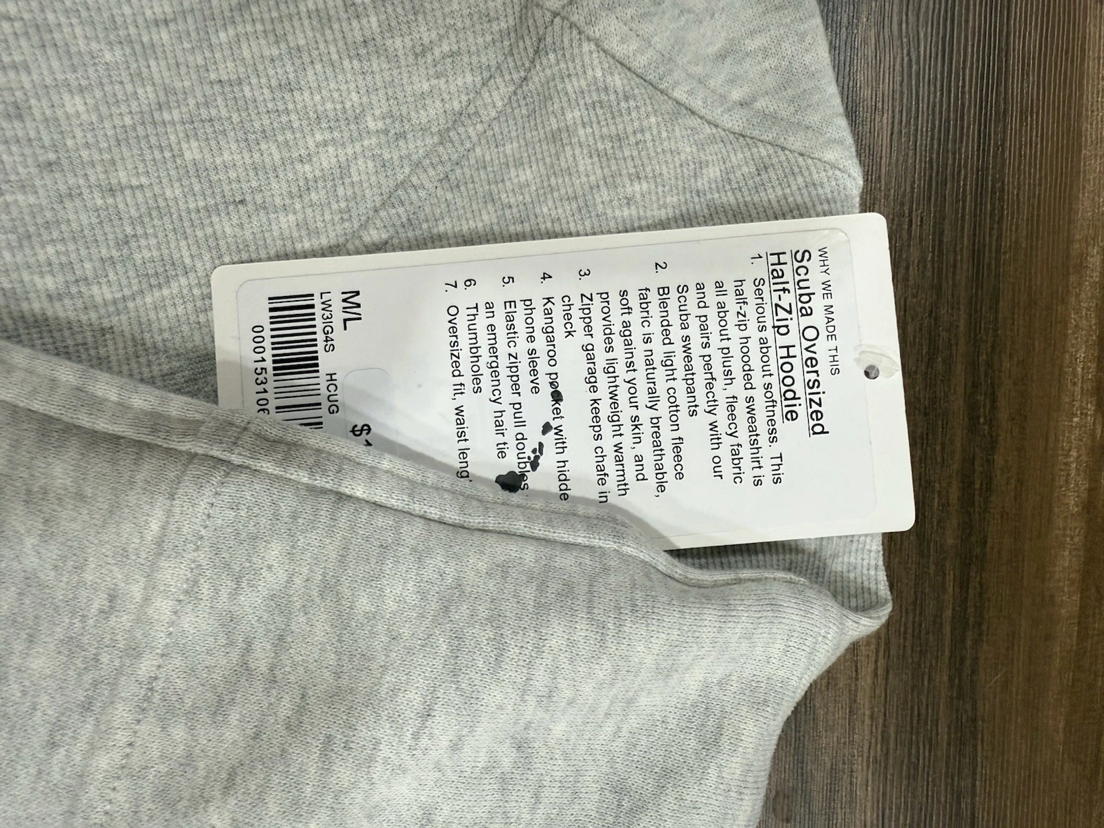 NWT Lululemon Hawaii Scuba Oversized Half Zip Hoodie Hawaii Exclusive M thumbnail 5