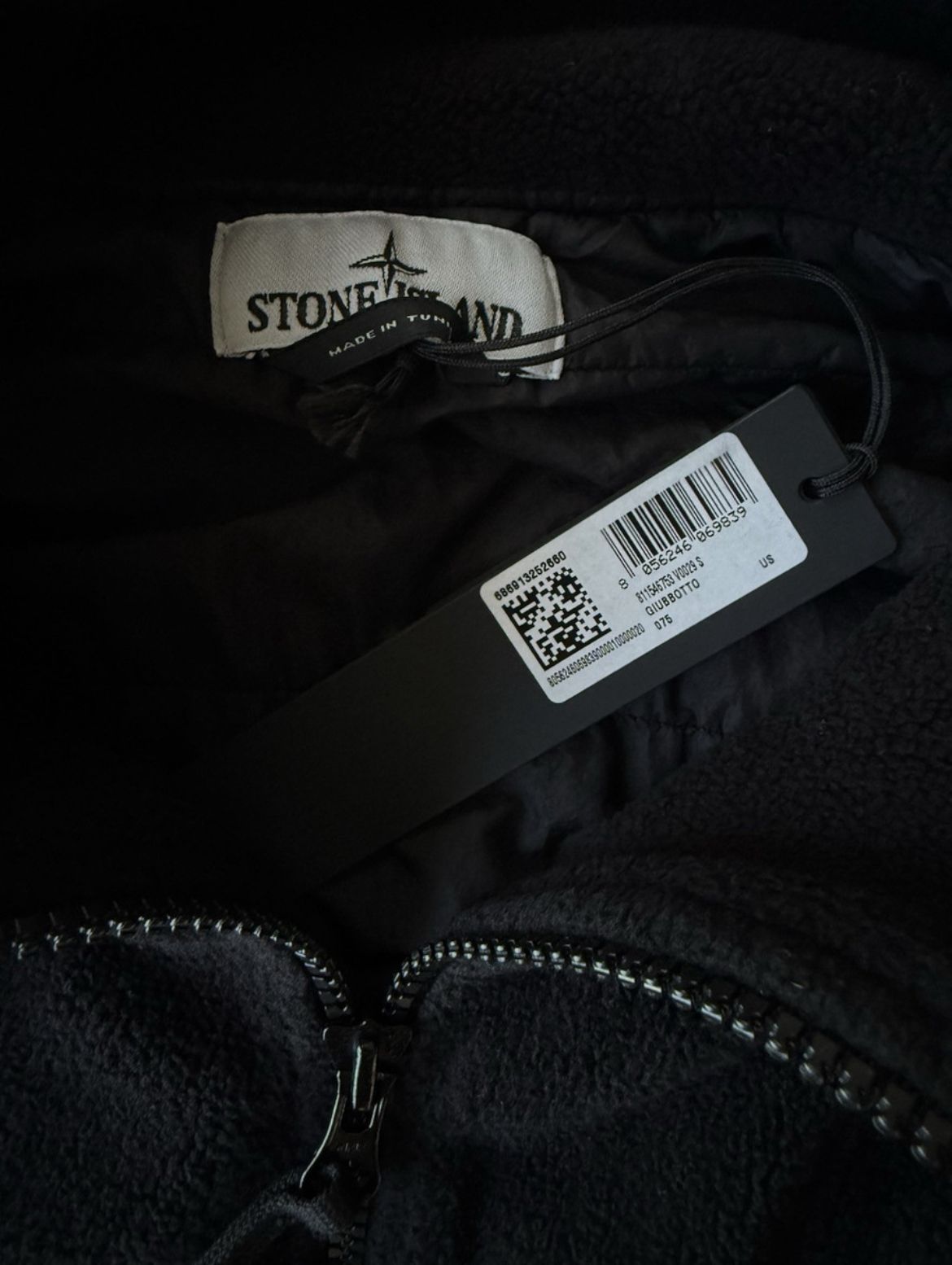 NWT Stone Island Fleece/Nylon Patch Full-Zip Jacket thumbnail 2