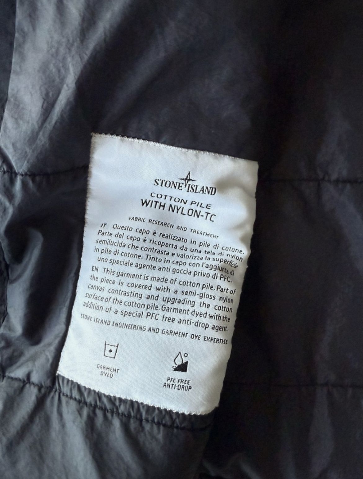 NWT Stone Island Fleece/Nylon Patch Full-Zip Jacket thumbnail 6