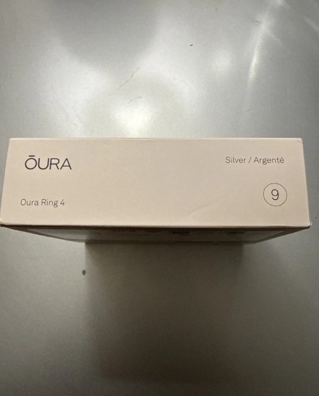 Oura Ring Gen 4 - size 9 Activity Tracker (Silver) – Brand New thumbnail 5