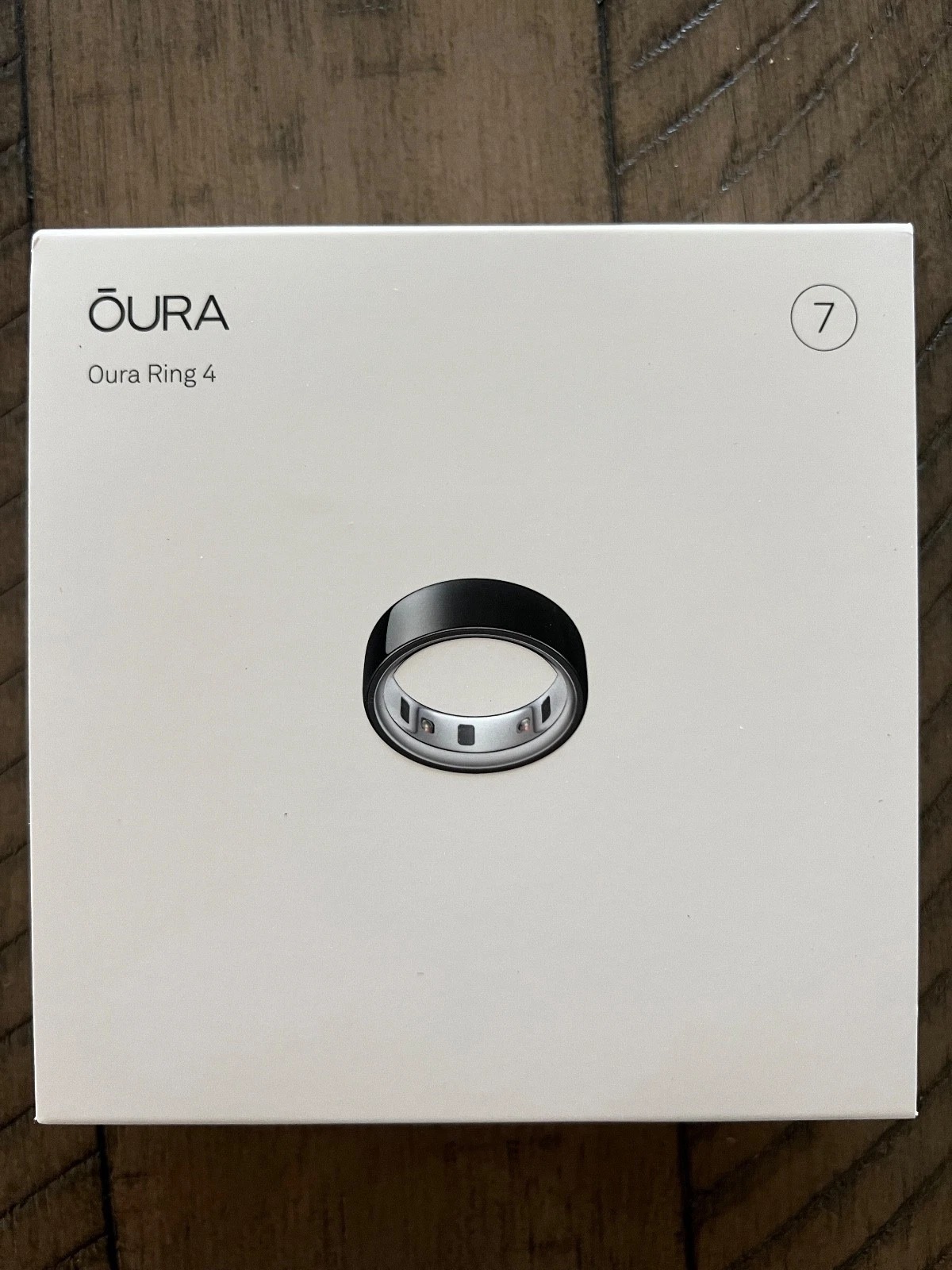Oura Ring Gen 4 Smart Ring Size 7 Activity Tracker BLACK - New/Sealed! thumbnail 1