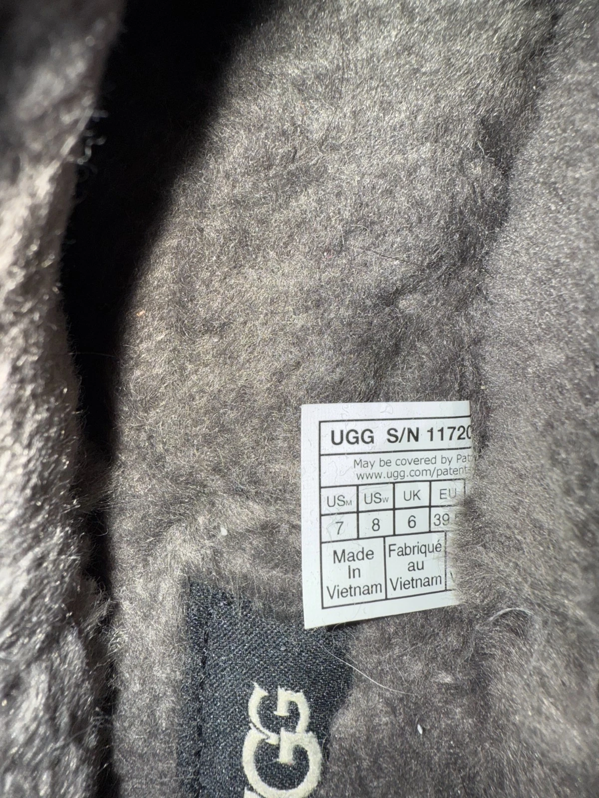 Palace Tasman Ugg Black Camo Mens 7 NEW With Box thumbnail 5