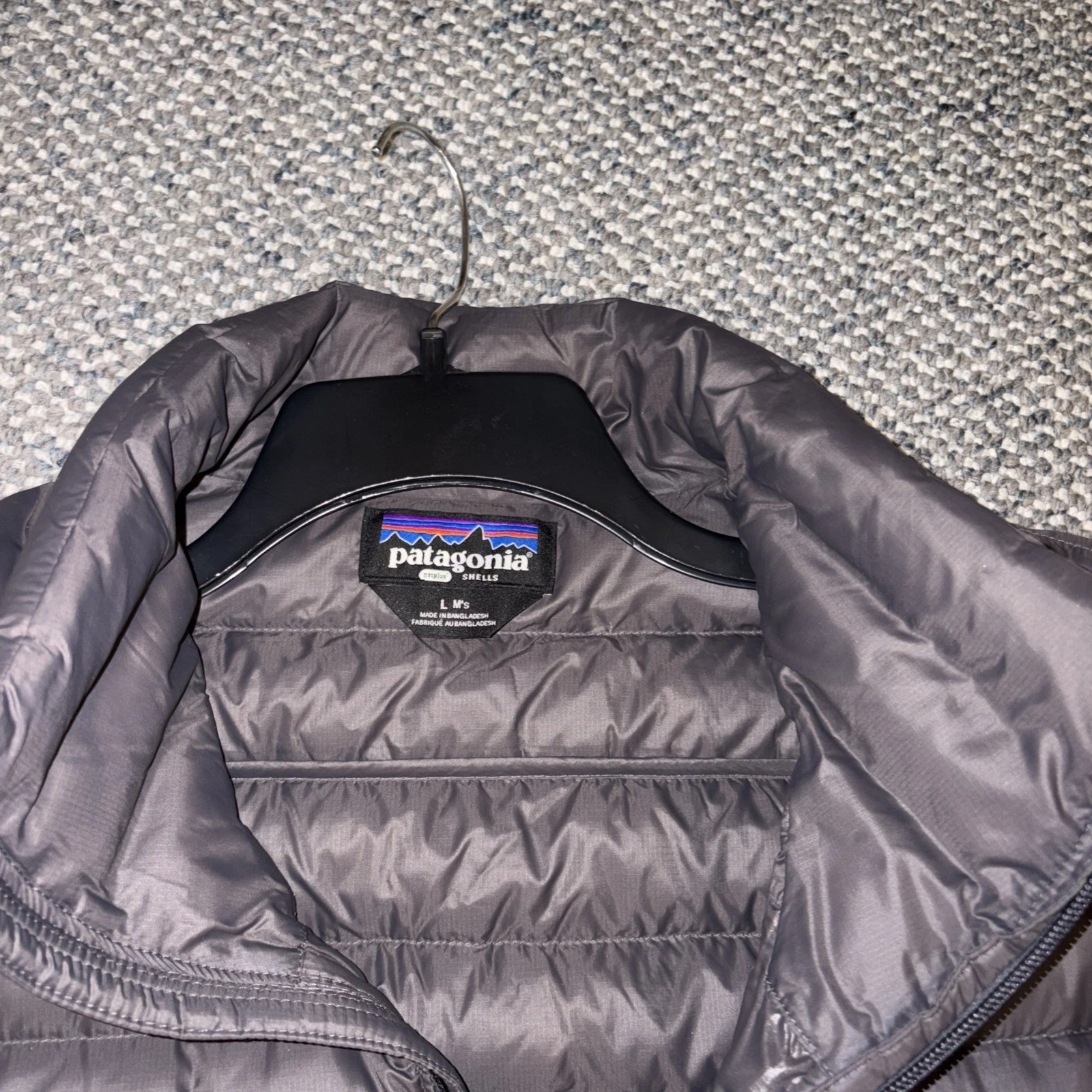 Patagonia Men’s Down Sweater Jacket Gray Size L Puffer Lightweight 84675 New! thumbnail 4