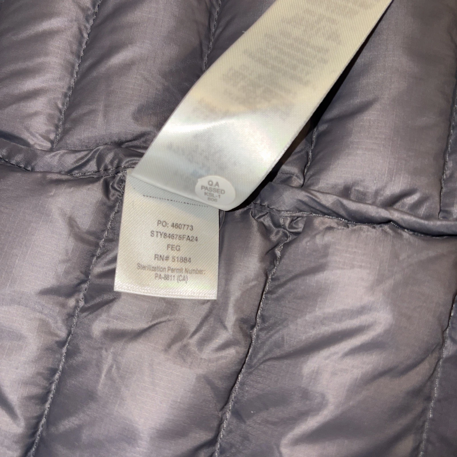 Patagonia Men’s Down Sweater Jacket Gray Size L Puffer Lightweight 84675 New! thumbnail 9