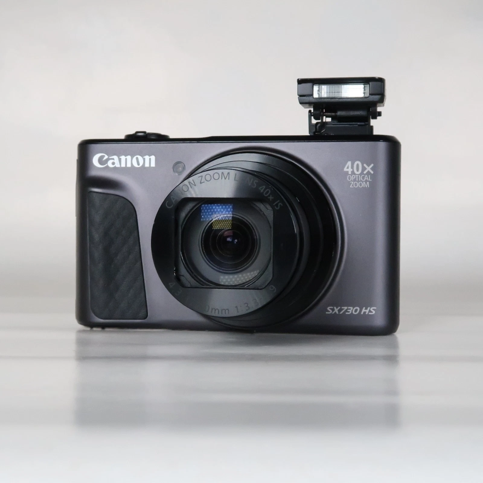 Canon Powershot SX730 HS Digital Camera Black 20.3MP, 40X, Case, SD thumbnail 1