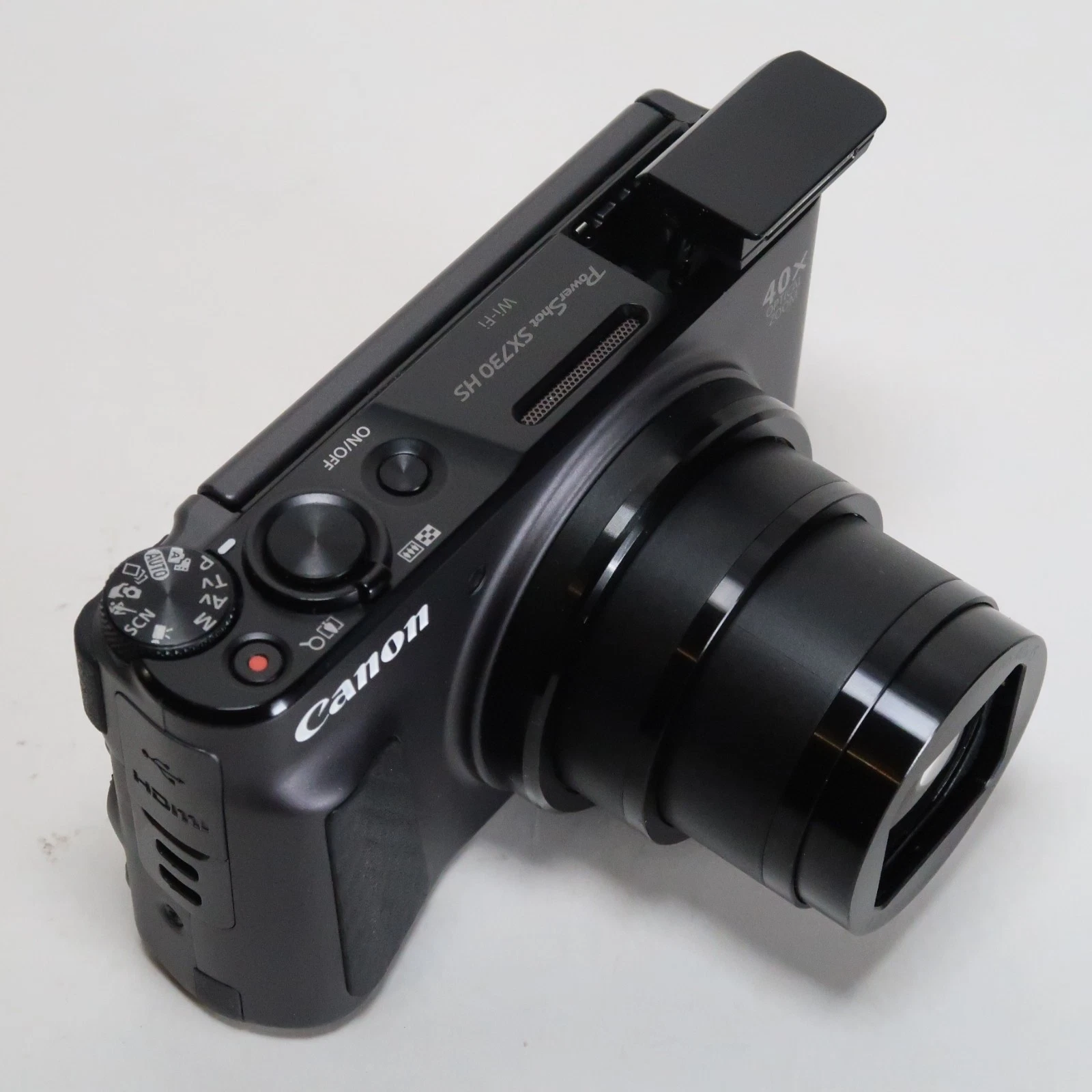 Canon Powershot SX730 HS Digital Camera Black 20.3MP, 40X, Case, SD thumbnail 4