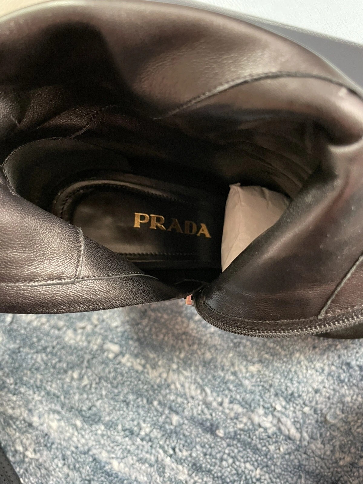 Prada Shoes Boots ,Size 39.5 USA 9.5 thumbnail 6