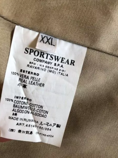 Premium Stone Island Black Leather Jacket XXL, Excellent Condition thumbnail 3