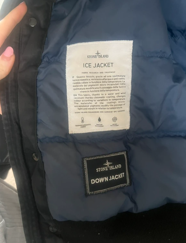 Rare Stone Island Ice Jacket Down Coat – Size M thumbnail 11