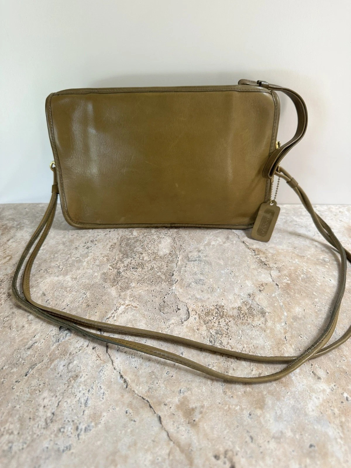 Rare Vintage Green Coach x Saks Fifth Avenue 5th Ave Shoulder Bag thumbnail 1