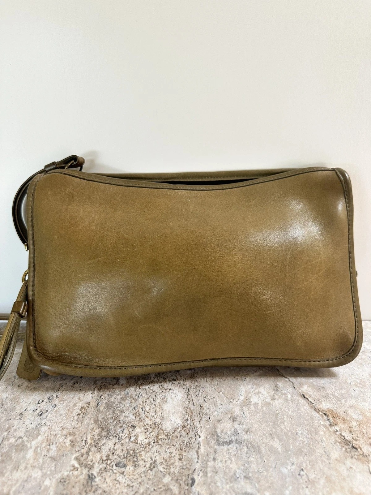 Rare Vintage Green Coach x Saks Fifth Avenue 5th Ave Shoulder Bag thumbnail 2