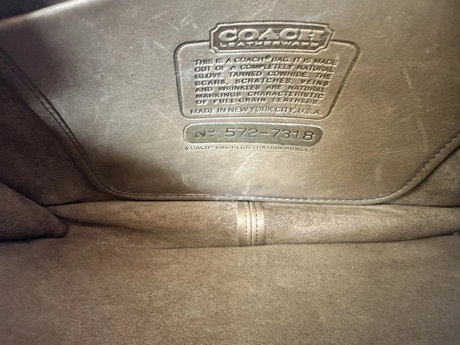 Rare Vintage Green Coach x Saks Fifth Avenue 5th Ave Shoulder Bag thumbnail 7