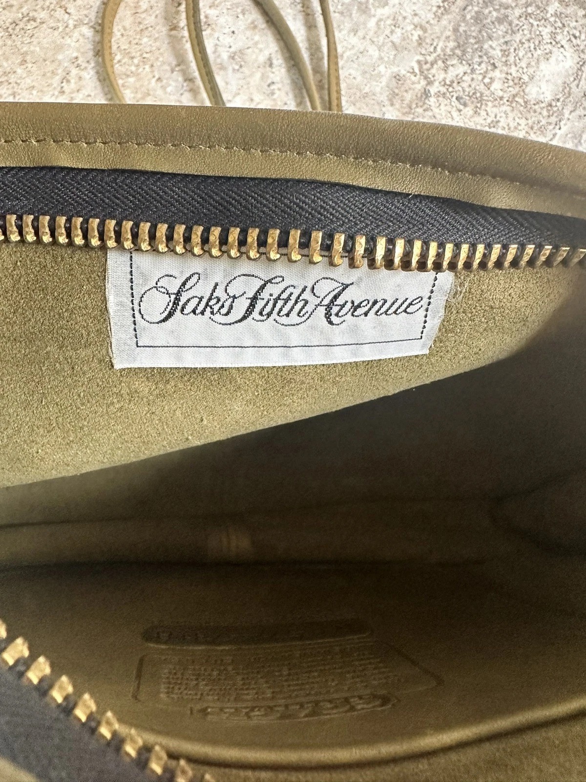 Rare Vintage Green Coach x Saks Fifth Avenue 5th Ave Shoulder Bag thumbnail 8