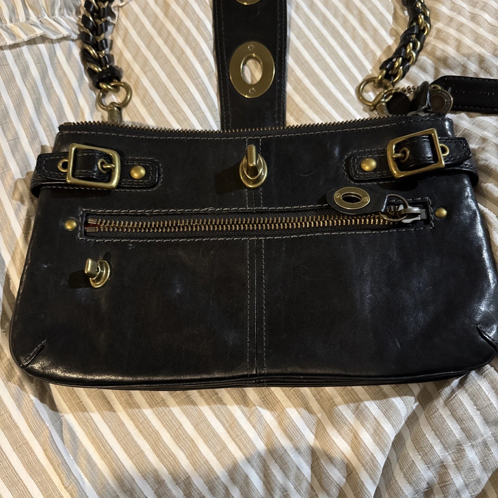 RARE VTG Coach 11622 Limited Edition 65th Anniv Legacy Bridget Purse w Dust Bag thumbnail 2