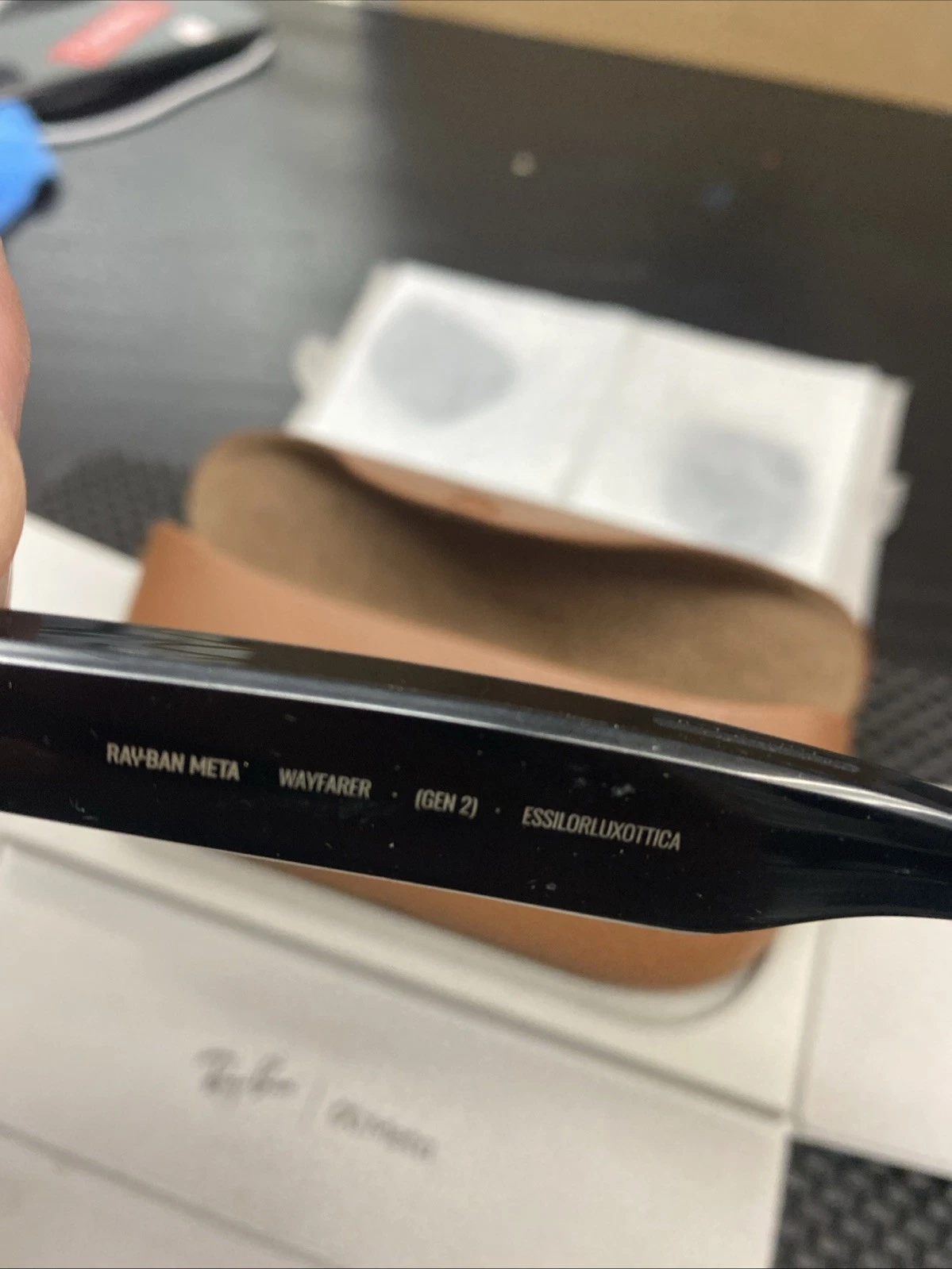 Ray Ban Meta Wayfarer Gen 2 RW4012 Shiny Black Smart Glasses w/Case C34 thumbnail 6