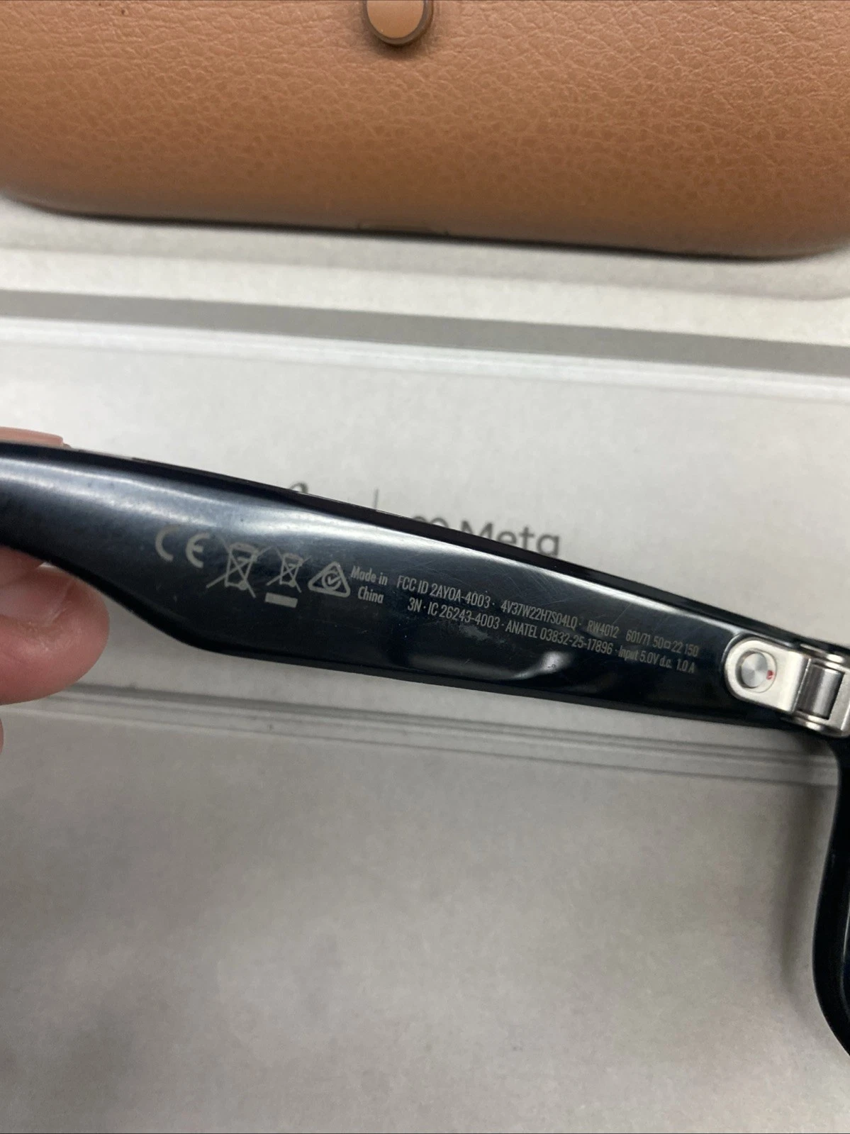 Ray Ban Meta Wayfarer Gen 2 RW4012 Shiny Black Smart Glasses w/Case C34 thumbnail 7