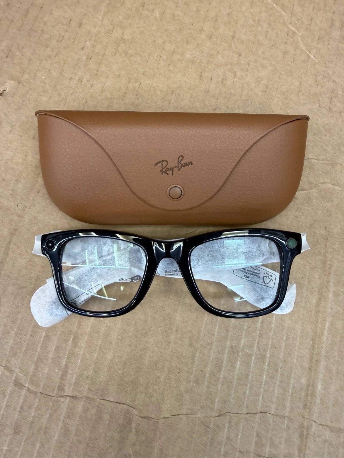 Ray-Ban Meta Wayfarer Gen 2 Shiny Black Transitions | SIZE 50 | New No Box thumbnail 1