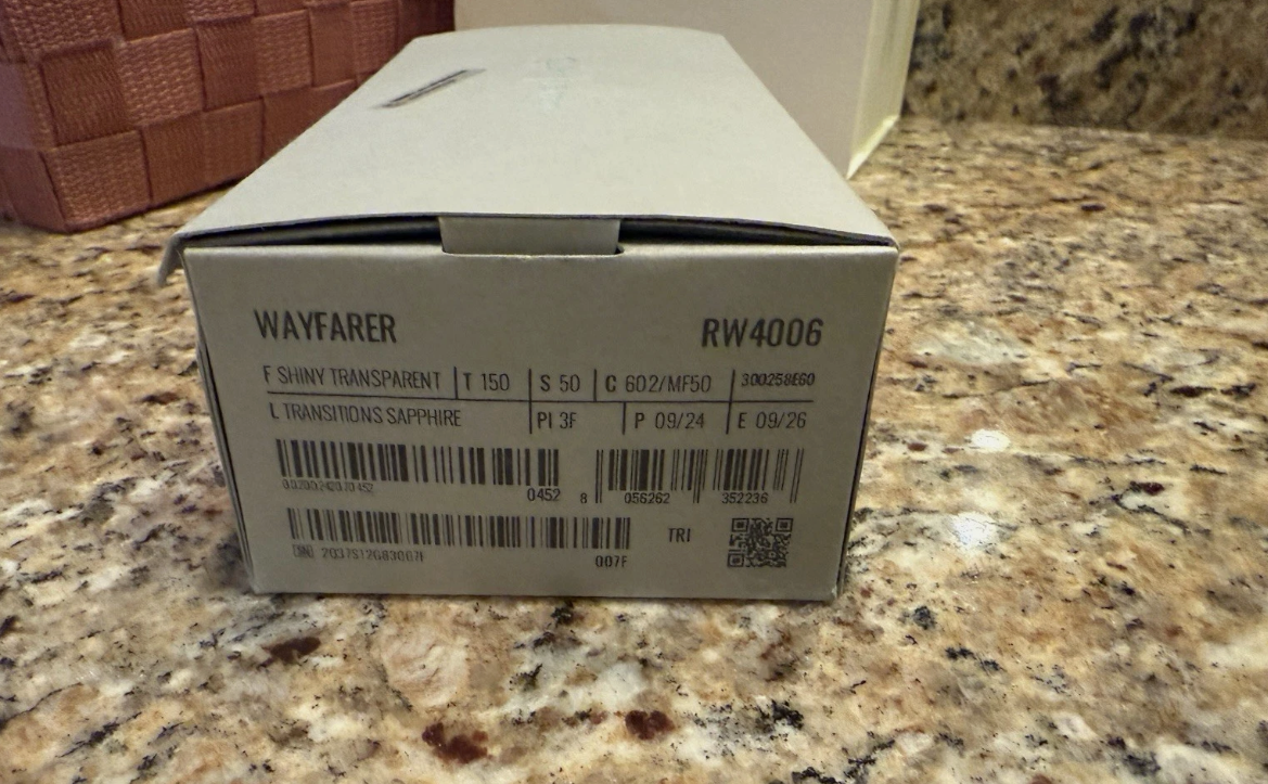 RAY-BAN | META WAYFARER LIMITED EDITION RW4006 Transitions Clear/Sapphire 50-22 thumbnail 3