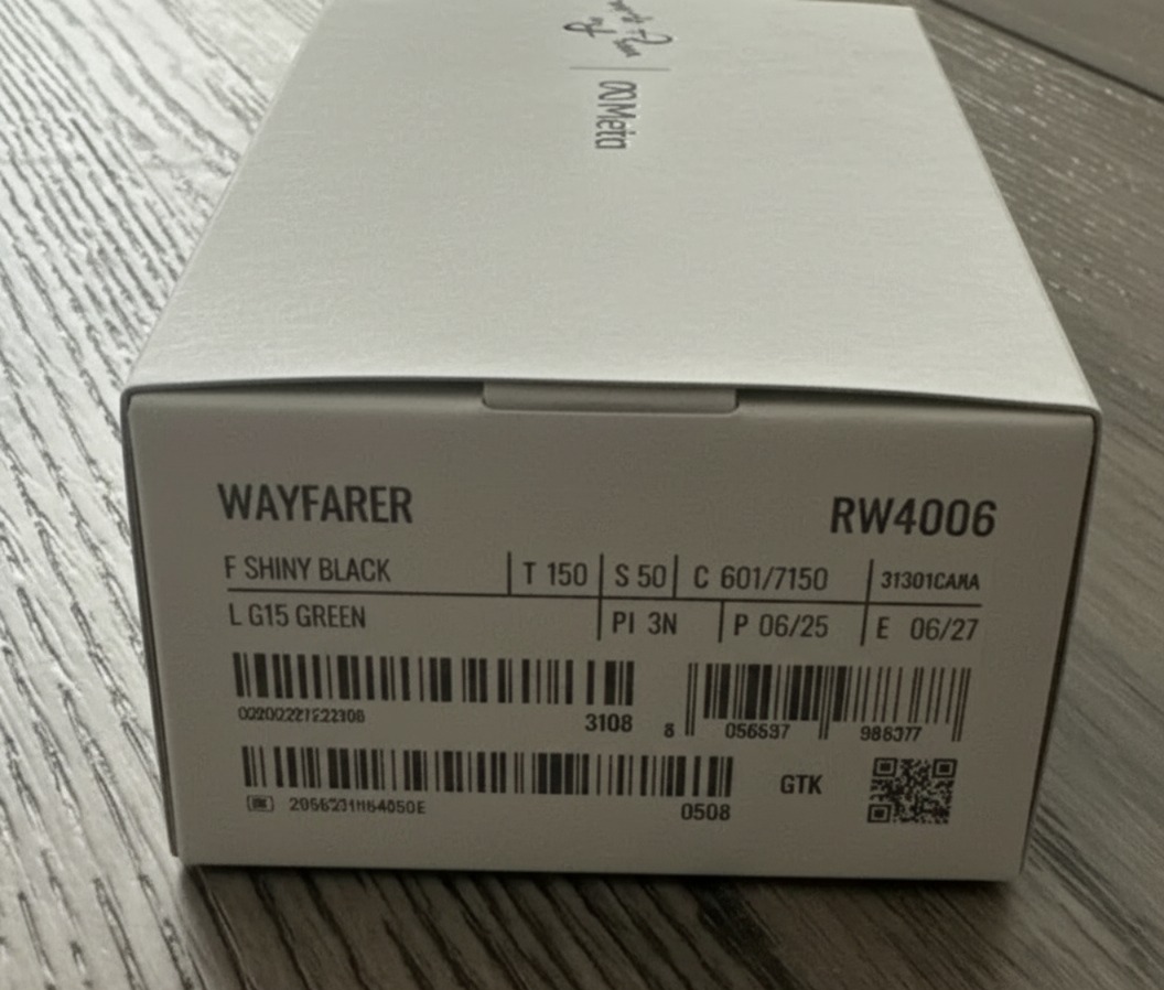 Ray-Ban | Meta Wayfarer Smart Glasses - Black - Like New thumbnail 8