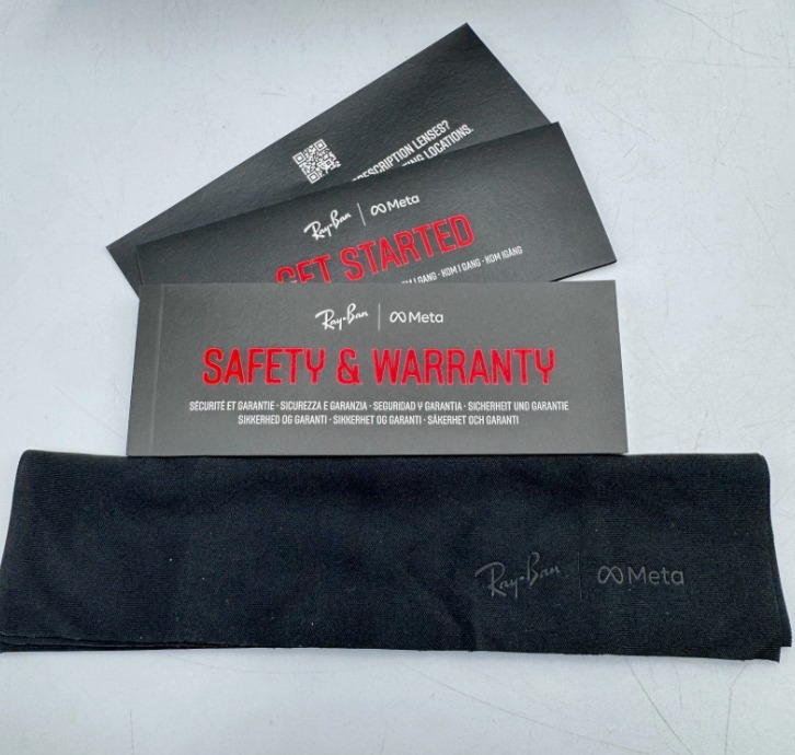 Ray-Ban Meta Wayfarer Smart Glasses RW4006 601/SB 50-22 Shiny Black (Gen 1) thumbnail 11