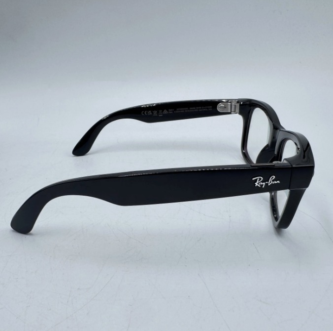 Ray-Ban Meta Wayfarer Smart Glasses RW4006 601/SB 50-22 Shiny Black (Gen 1) thumbnail 4