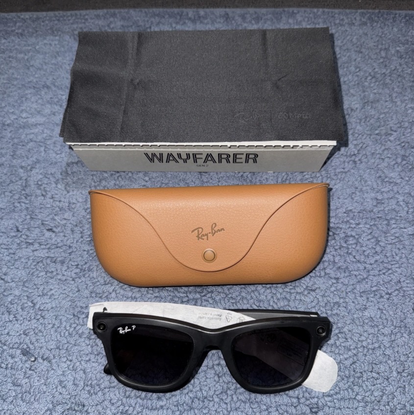 Ray-Ban Meta Wayfarer Gen 2 - 601ST350 - Matte Black - Polarized Graphite Lenses thumbnail 2