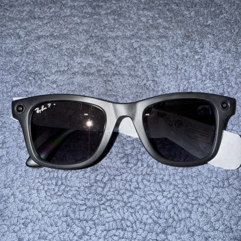 Ray-Ban Meta Wayfarer Gen 2 - 601ST350 - Matte Black - Polarized Graphite Lenses thumbnail 3