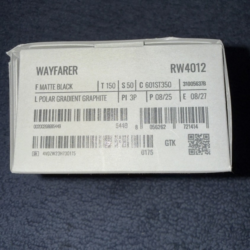 Ray-Ban Meta Wayfarer Gen 2 - 601ST350 - Matte Black - Polarized Graphite Lenses thumbnail 7