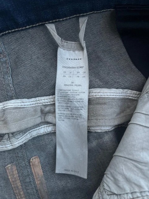 STEAL Rick Owens Mineral Pearl Bolan Banana Bootcut Denim thumbnail 10