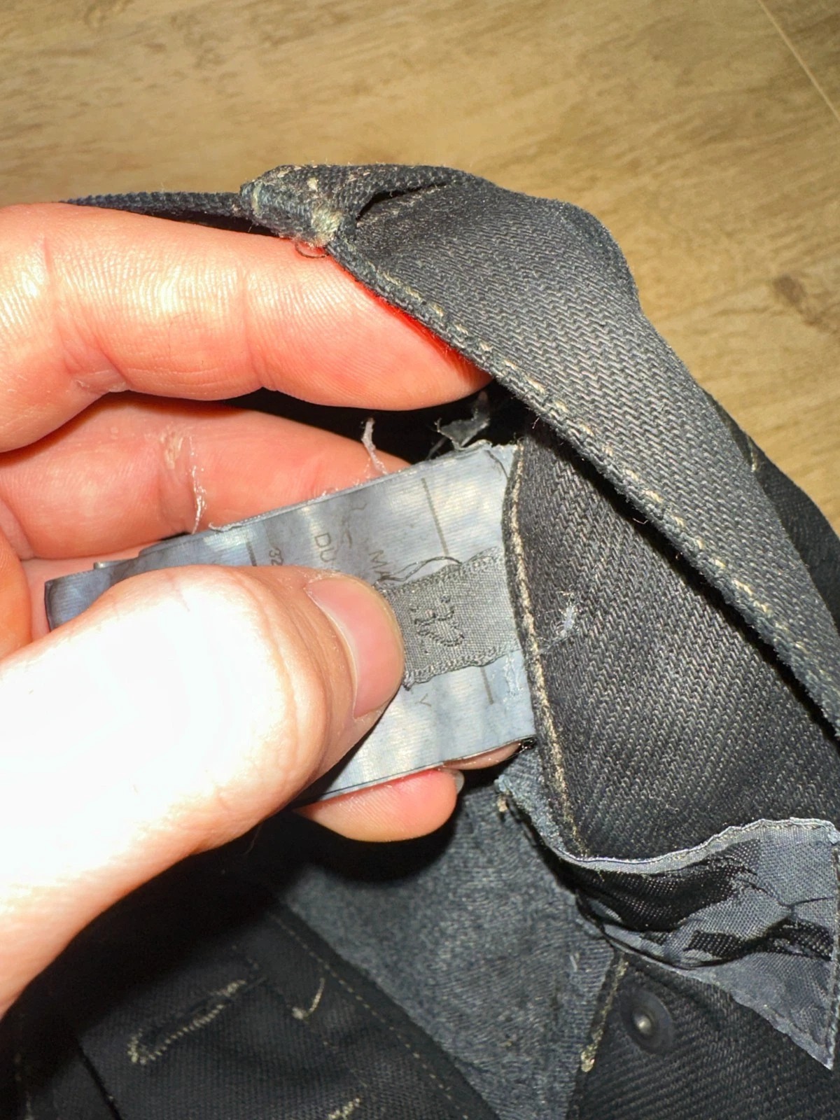 RICK OWENS DRKSHDW Black Coated Waxed Denim Jeans Slim Fit Long Cut Size 32 thumbnail 8