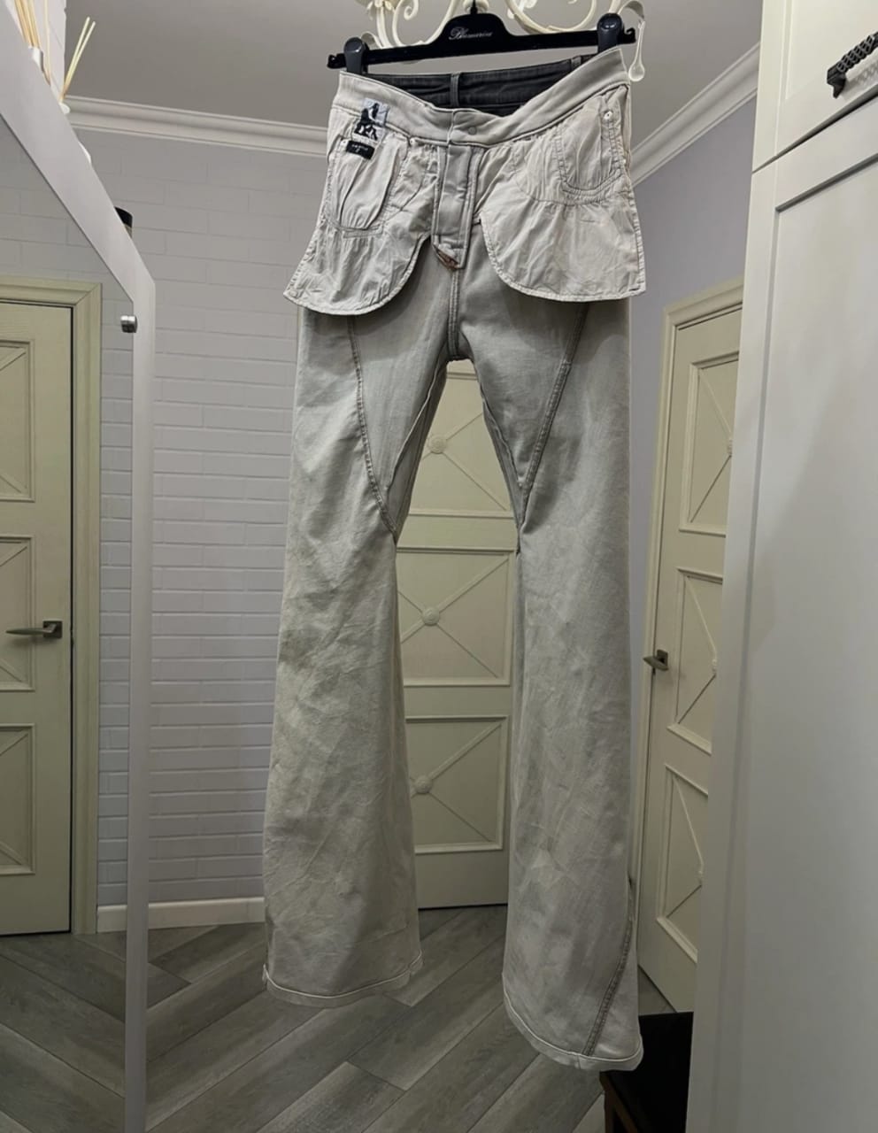 Rick Owens Drkshdw Jeans Unisex Cotton Blend Gray Size 27 Made In Italy thumbnail 5