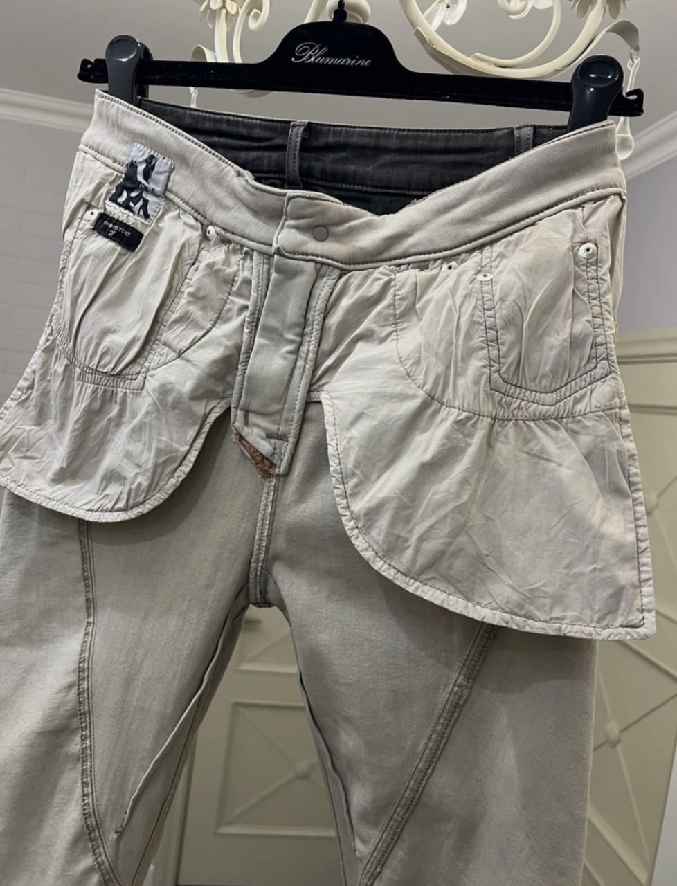 Rick Owens Drkshdw Jeans Unisex Cotton Blend Gray Size 27 Made In Italy thumbnail 6