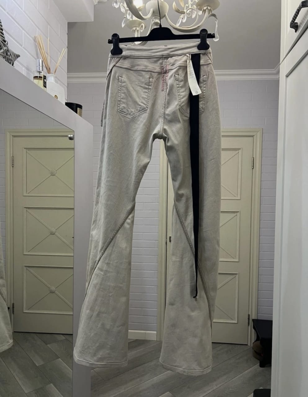 Rick Owens Drkshdw Jeans Unisex Cotton Blend Gray Size 27 Made In Italy thumbnail 8