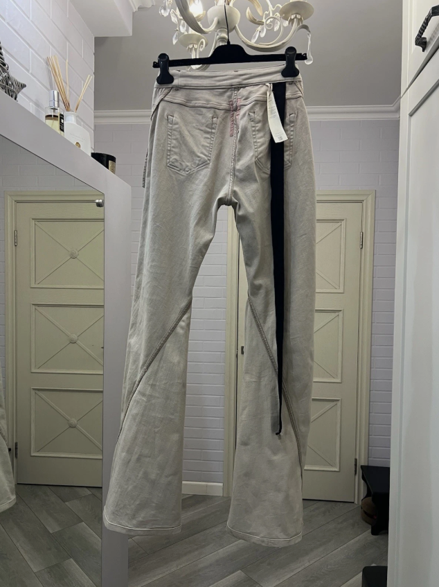 Rick Owens Drkshdw Jeans Unisex Cotton Blend Gray Size 27 Made In Italy thumbnail 11