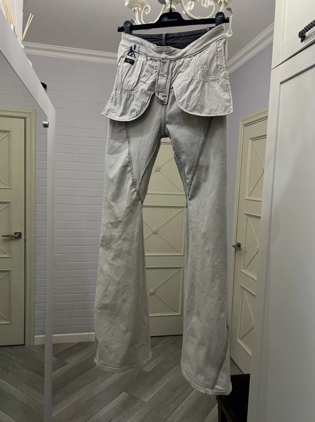 Rick Owens Drkshdw Jeans Unisex Cotton Blend Gray Size 27 Made In Italy thumbnail 8