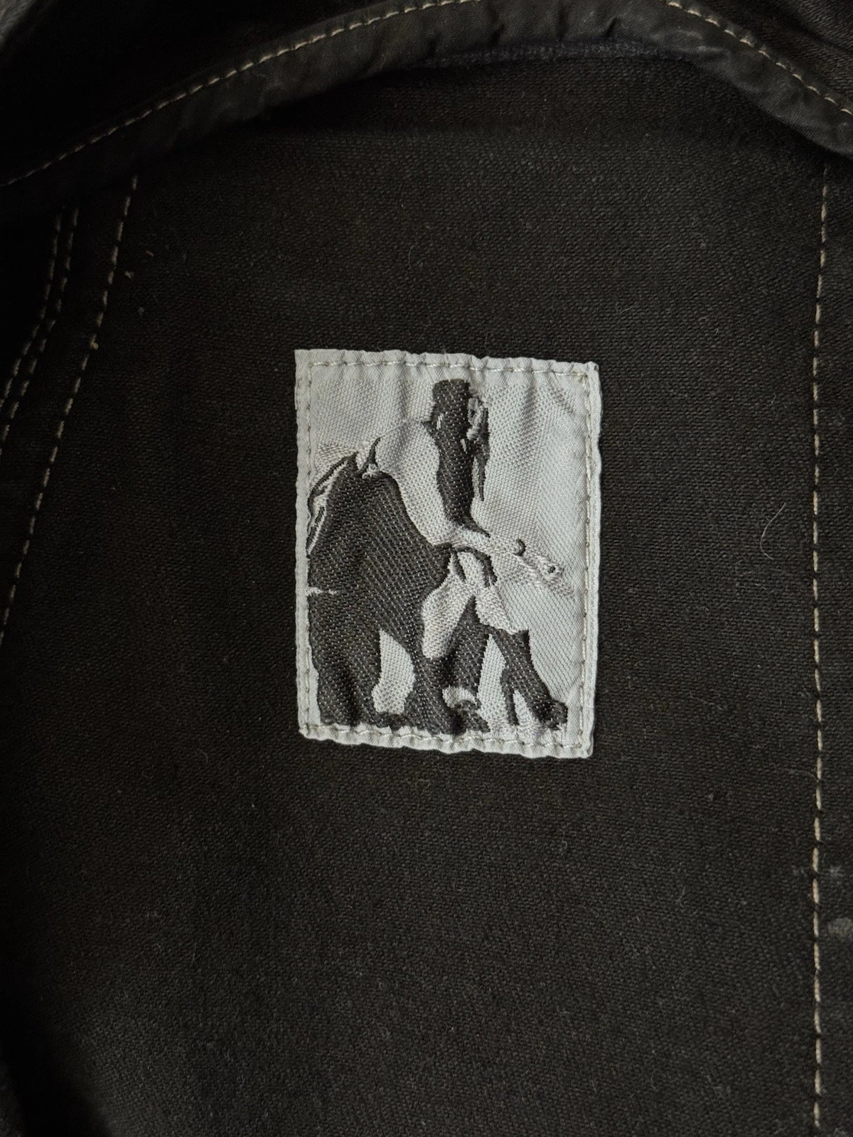 SS23 Rick Owens DRKSHDW Black Waxed Aircut Jogger Denim Pant Size Small thumbnail 10