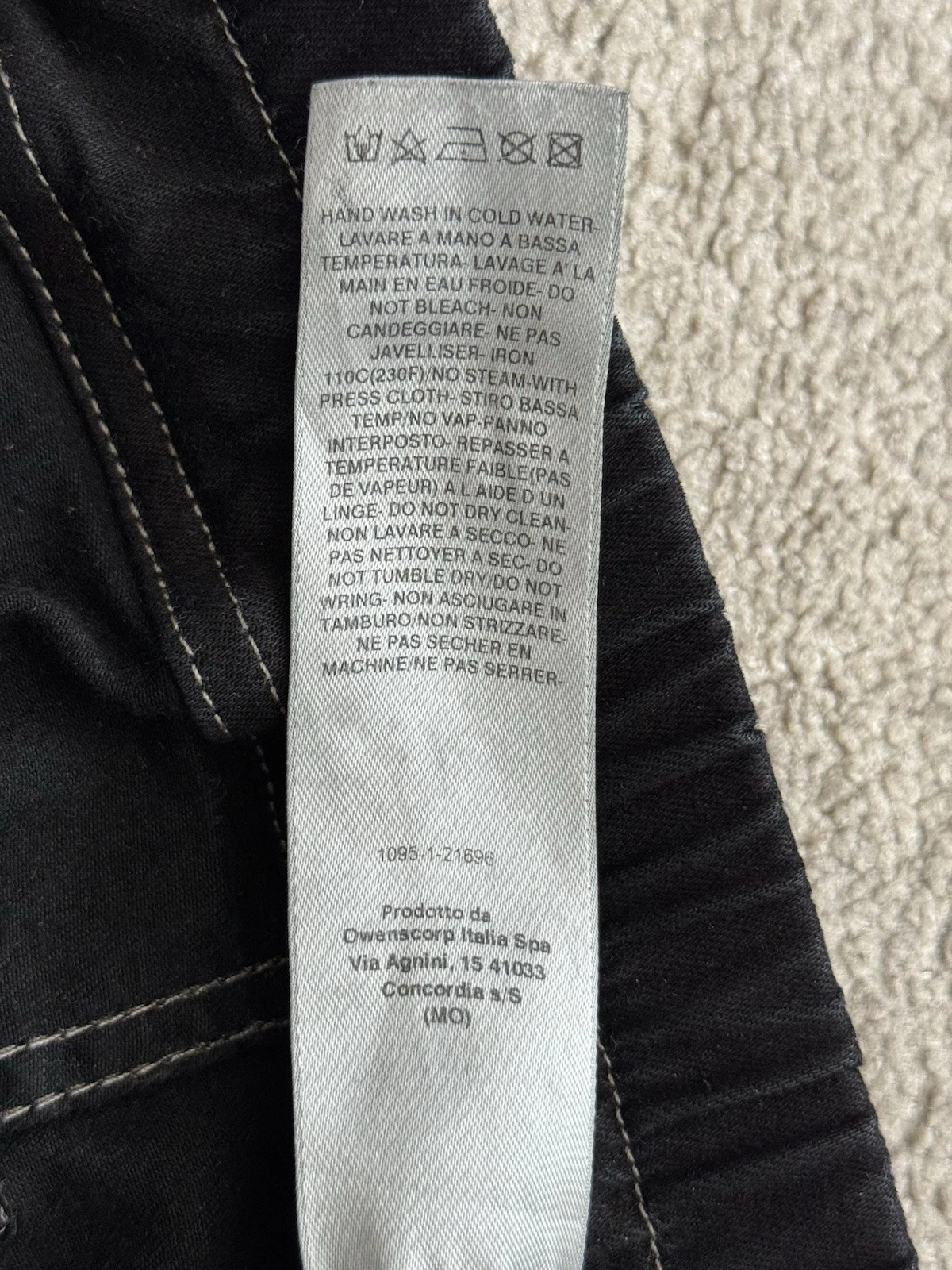 SS23 Rick Owens DRKSHDW Black Waxed Aircut Jogger Denim Pant Size Small thumbnail 11