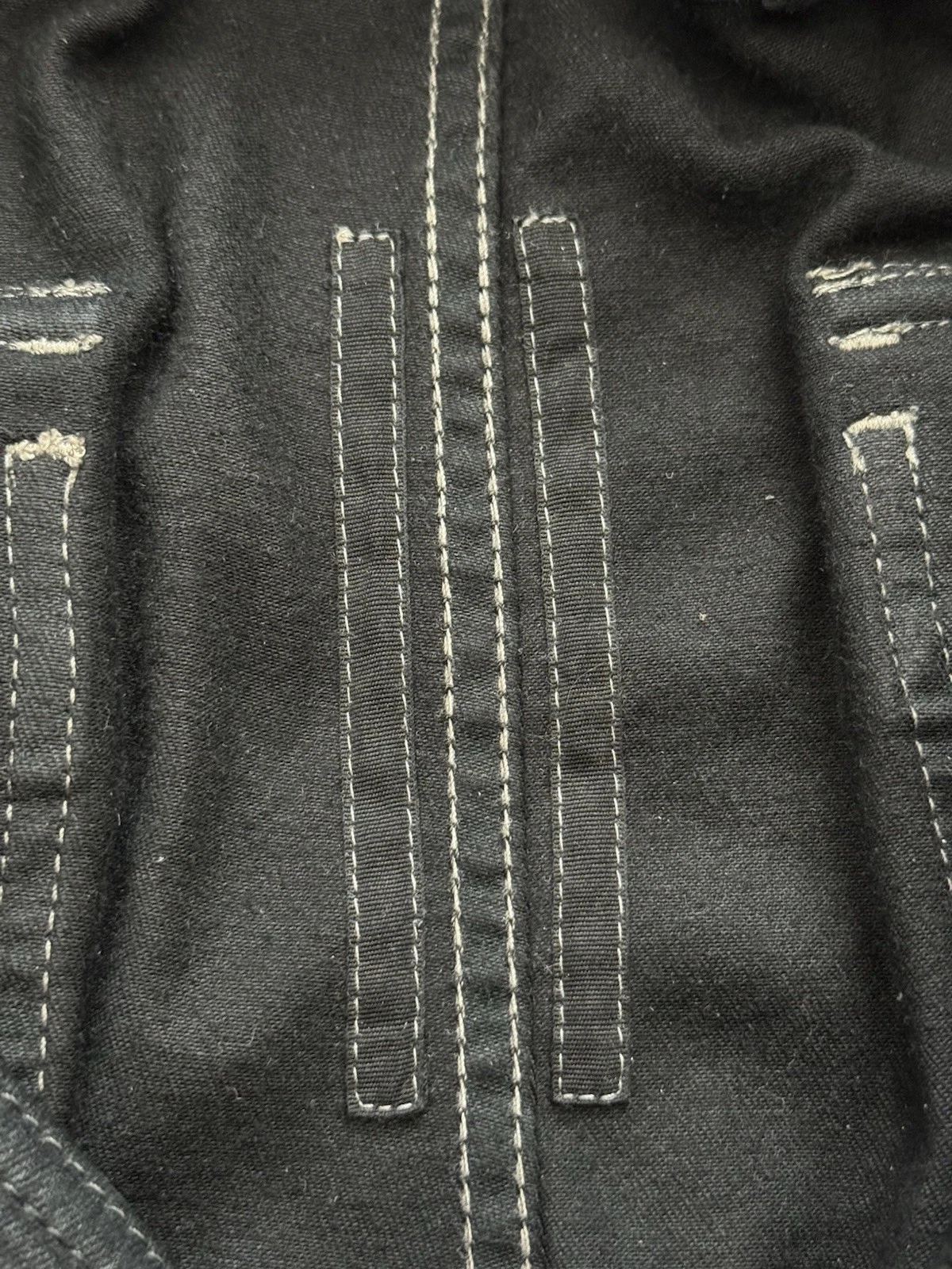 SS23 Rick Owens DRKSHDW Black Waxed Aircut Jogger Denim Pant Size Small thumbnail 9