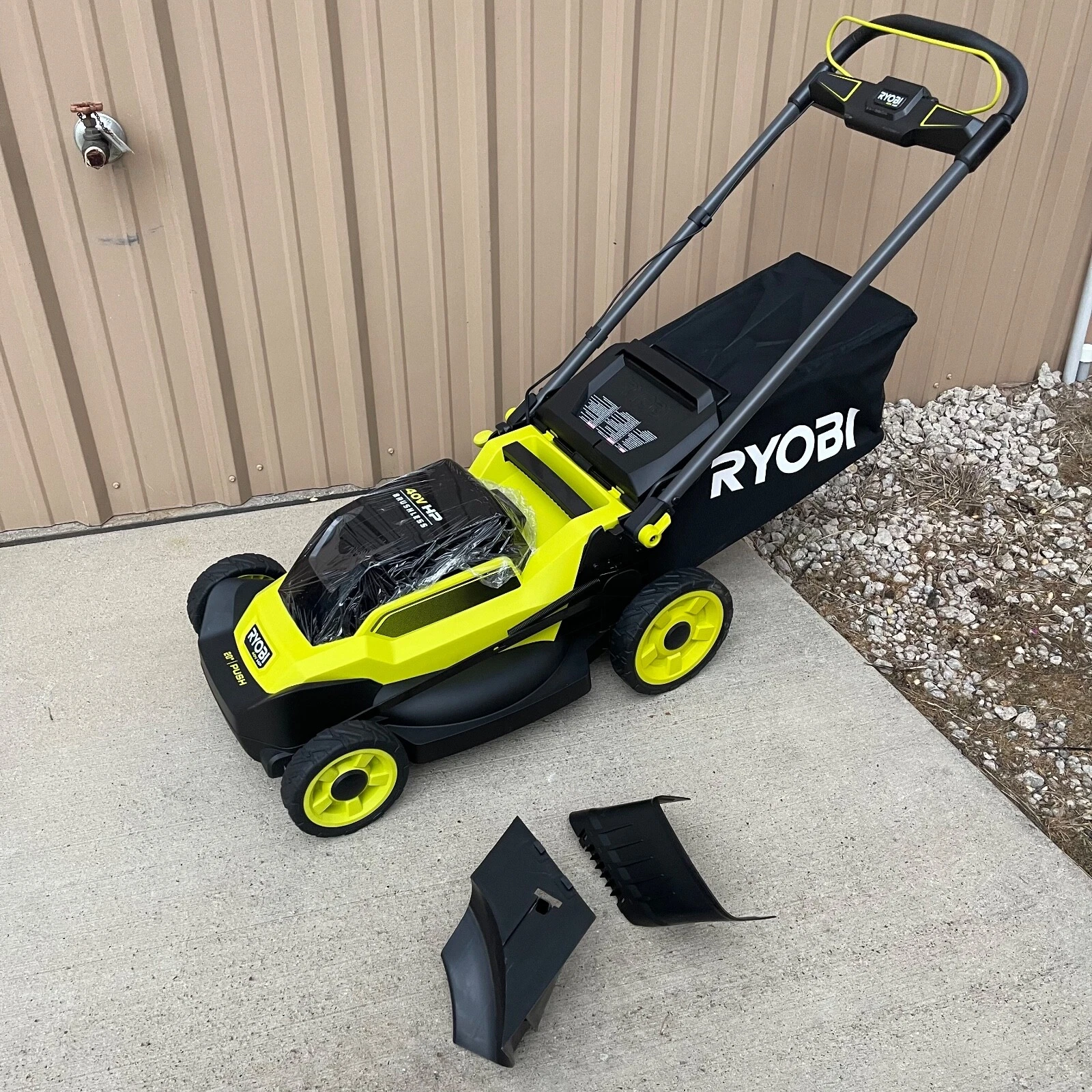Ryobi RY401017 40V HP Brushless 20 in. Cordless Battery Walk Behind Push Lawn Mower thumbnail 5