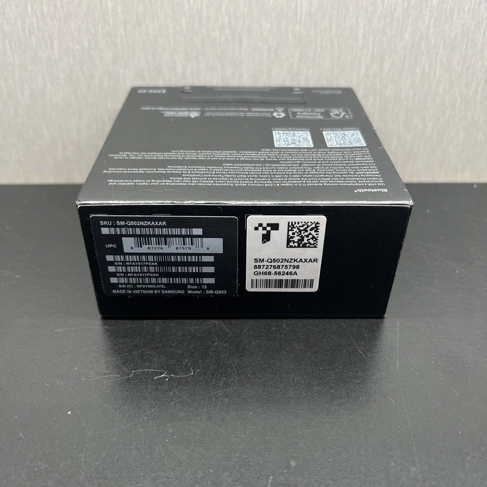 Samsung Galaxy Ring - 12" - Titanium Black slug this thumbnail 3