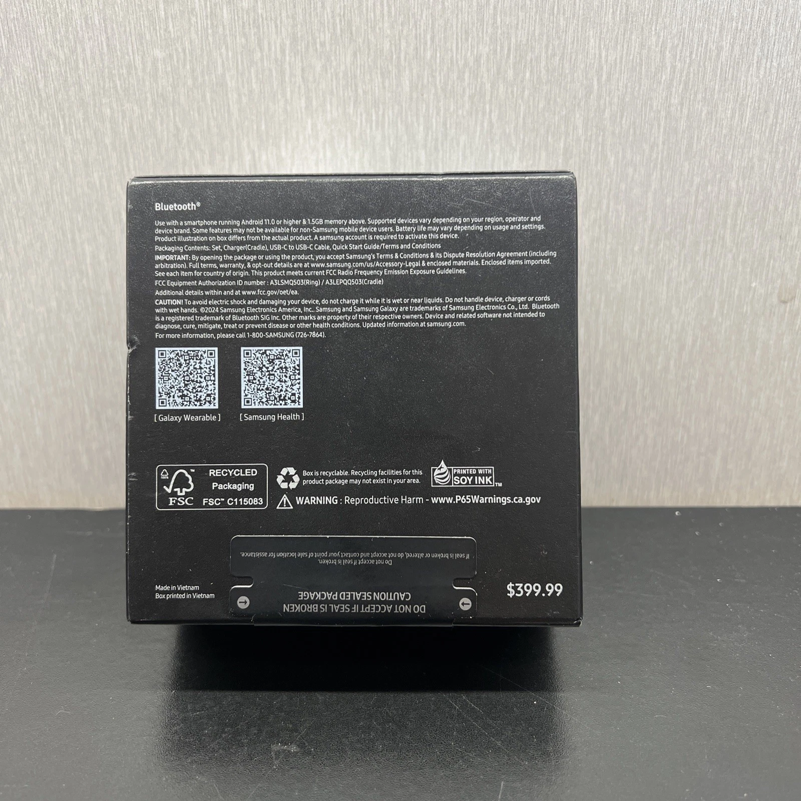 Samsung Galaxy Ring - 12" - Titanium Black slug this thumbnail 4