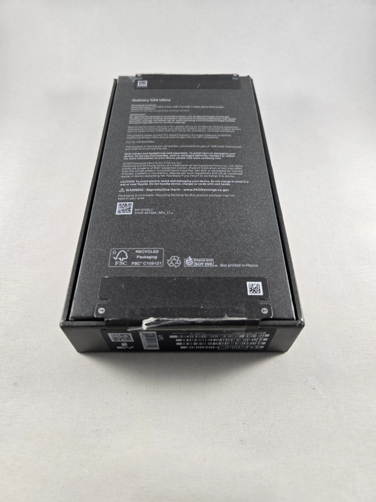 Samsung Galaxy S25 Ultra 256GB Silver white Unlocked thumbnail 5